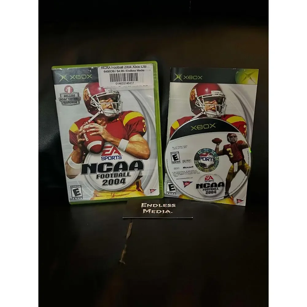 NCAA Football 2004 Microsoft Xbox CIB Video Game